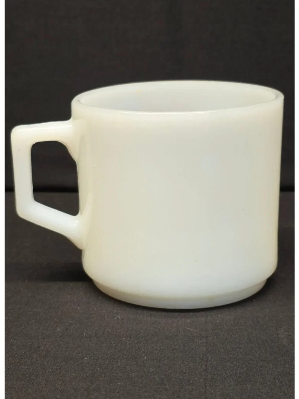 Vintage 1960s Fire-King Milk Glass Mug Advertising Tiger for Esso Exxon Petrol